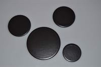 Brænderdæksel, Voss komfur & ovn - Sort (sæt)